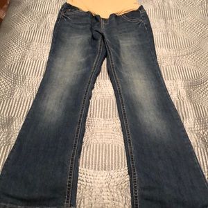 Maternity bootcut jeans
